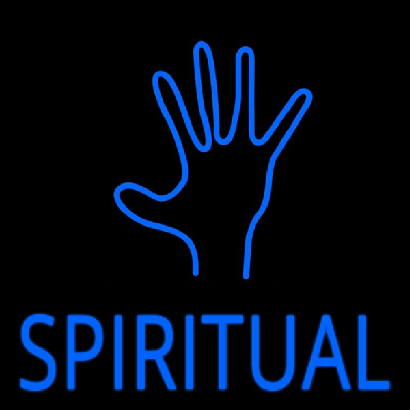 Spiritual Hands Neonskylt