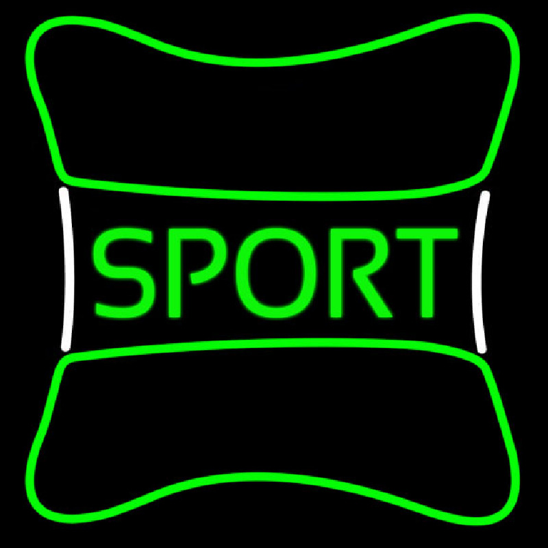 Sport With Border Neonskylt