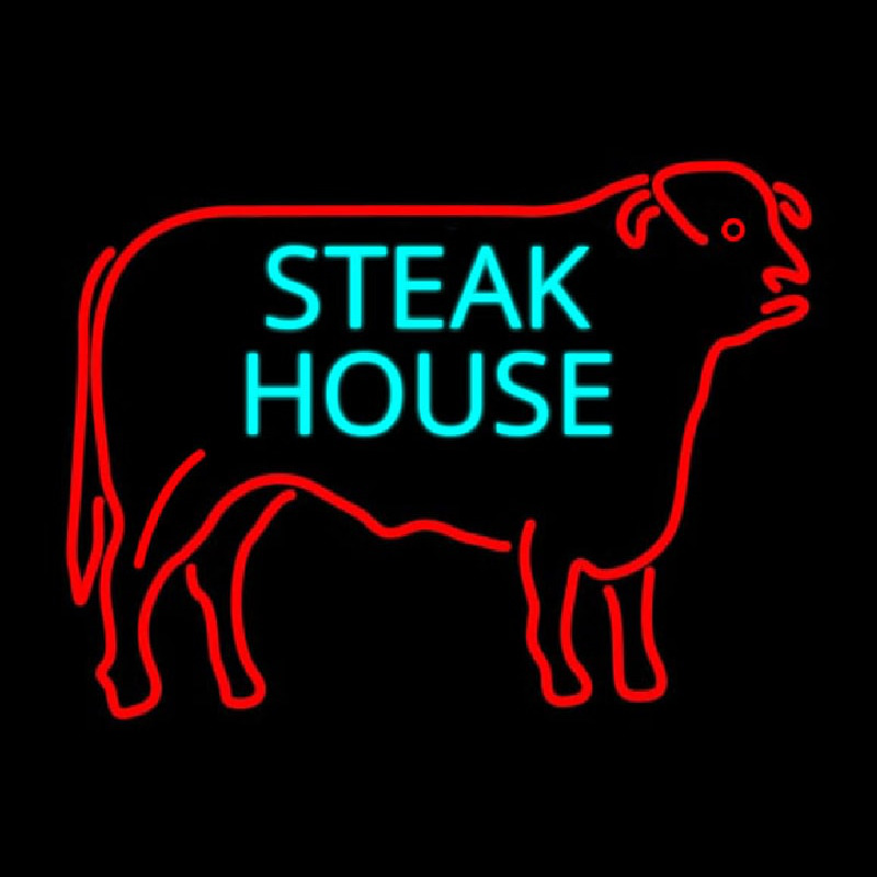 Steakhouse Logo Neonskylt