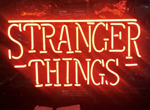 Stranger Things Neonskylt