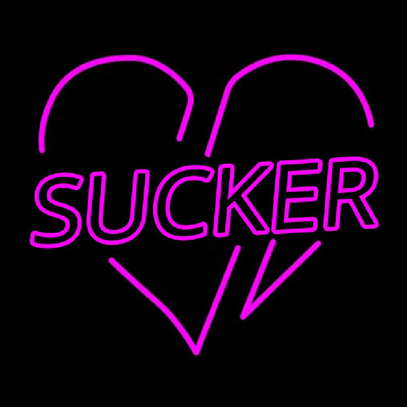 Sucker Neonskylt