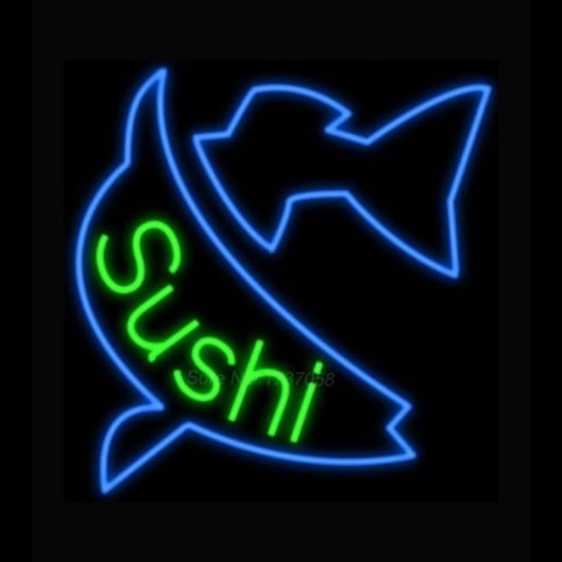 Sushi Fishes Neonskylt