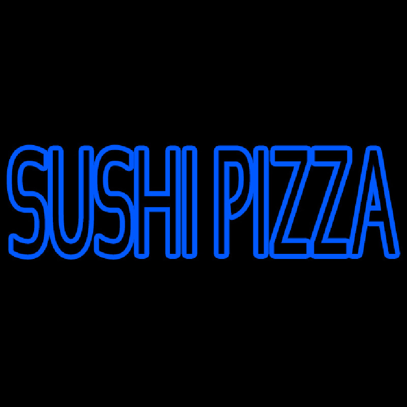 Sushi Pizza Neonskylt