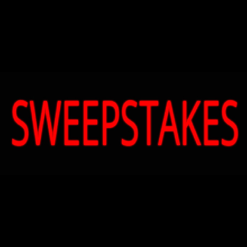 Sweepstakes Neonskylt