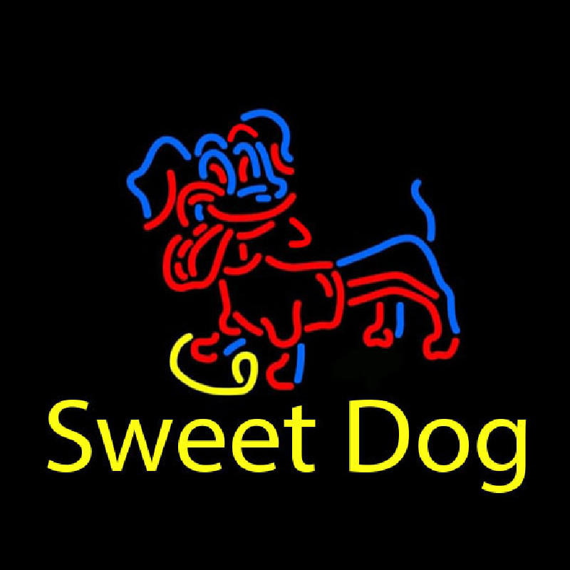 Sweet Dog Neonskylt