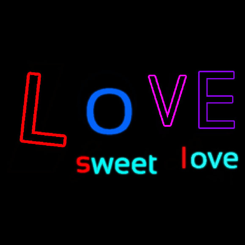 Sweet Love Neonskylt