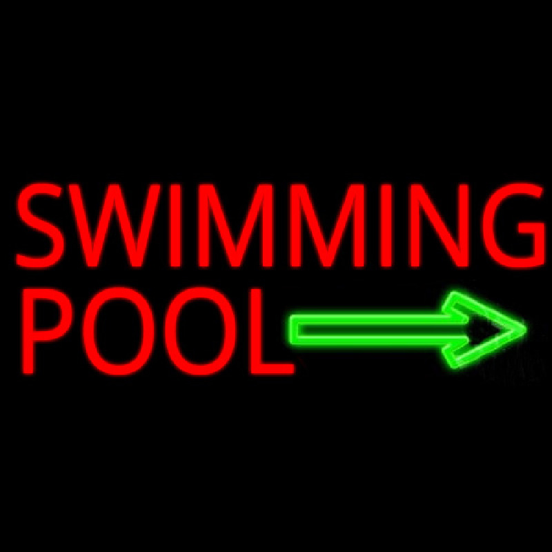 Swimming Pool Neonskylt