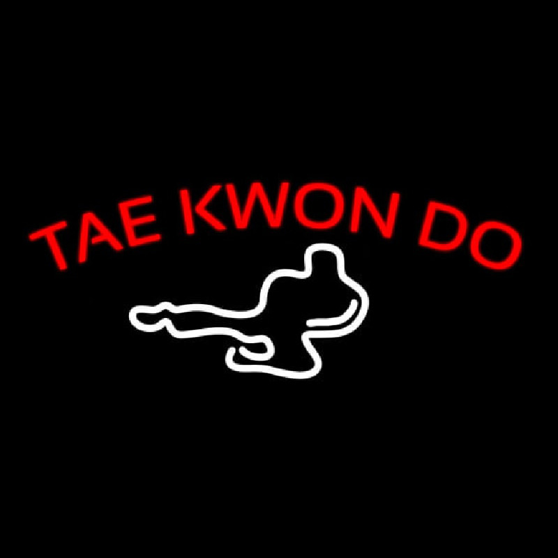 Tae Kwon Do Logo Neonskylt