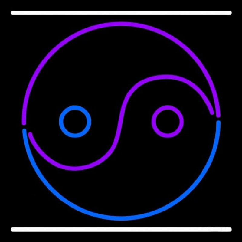 Taoist With Line Neonskylt