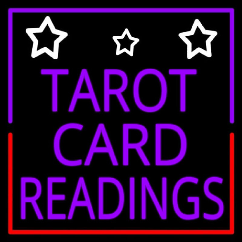 Tarot Card Readings Neonskylt