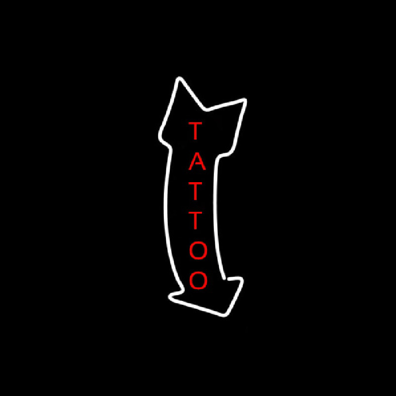 Tattoo Arrow Neonskylt