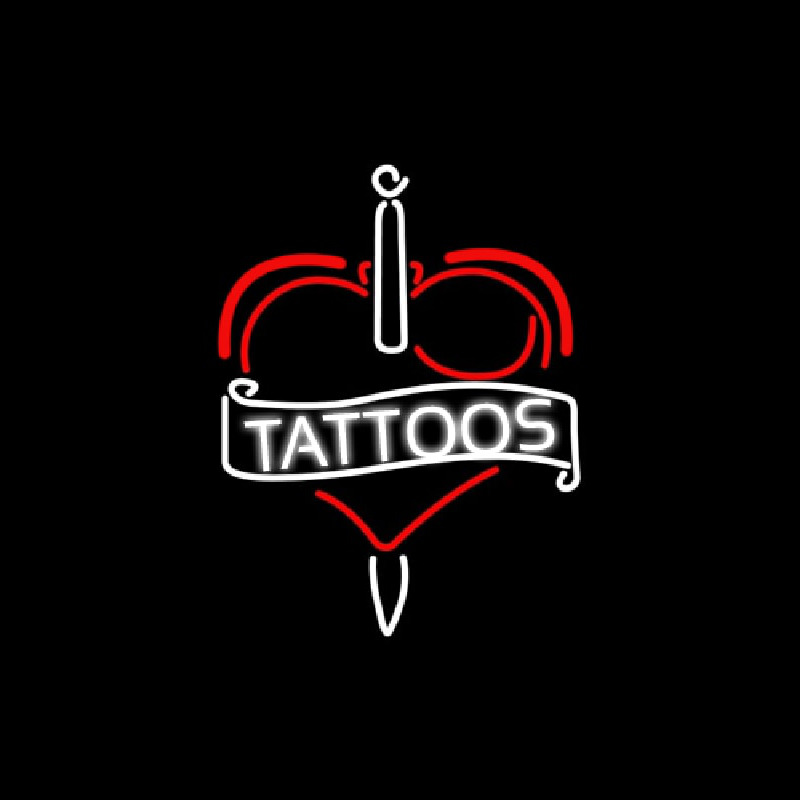 Tattoos Inside Heart Neonskylt