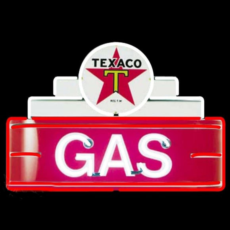 Te aco Logo Gas Neonskylt