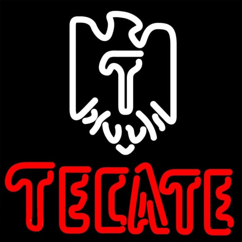 Tecate Eagle Logo Beer Sign Neonskylt