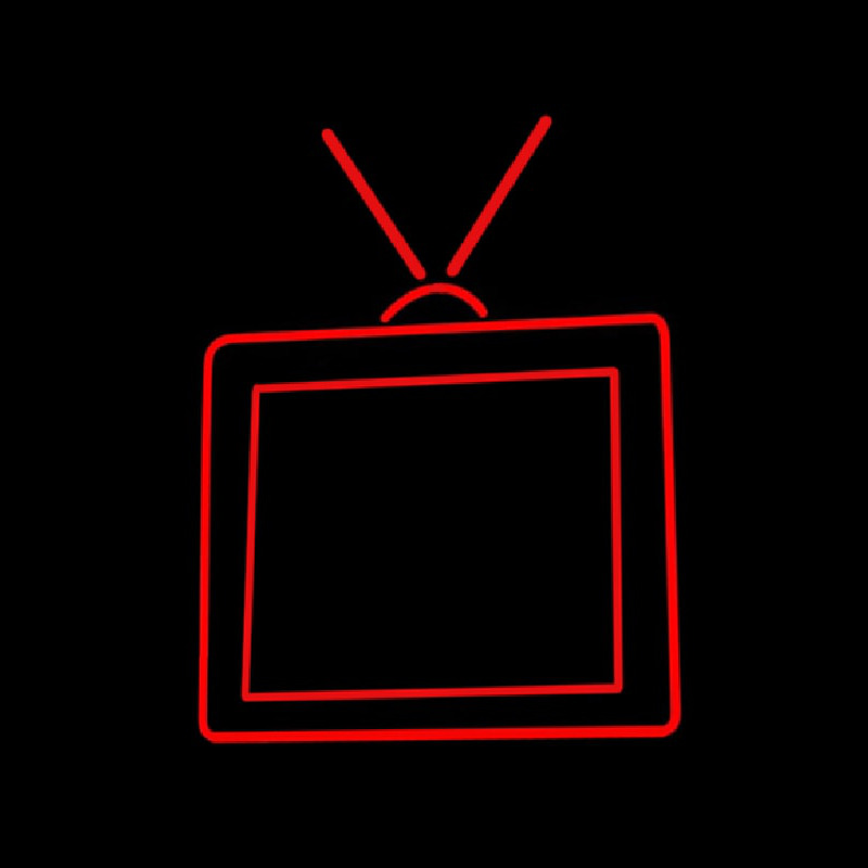 Television Neonskylt