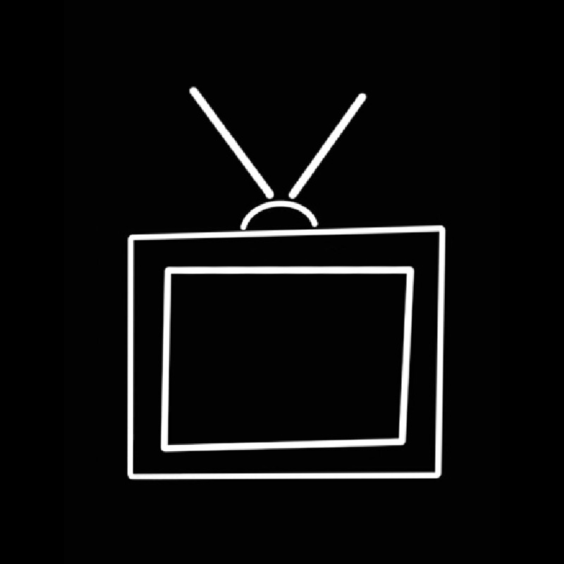 Televison Neonskylt