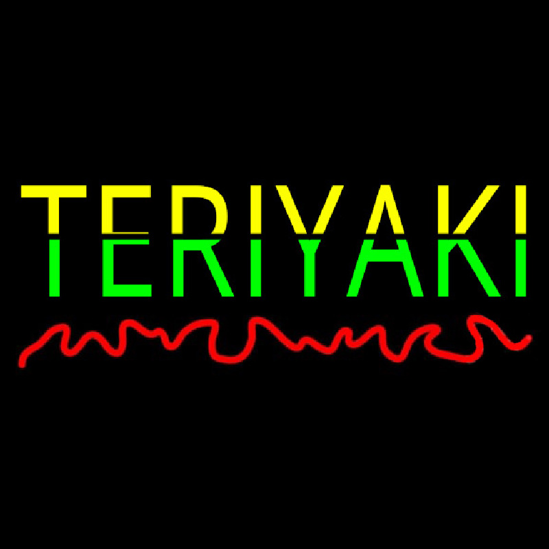 Teriyaki Neonskylt