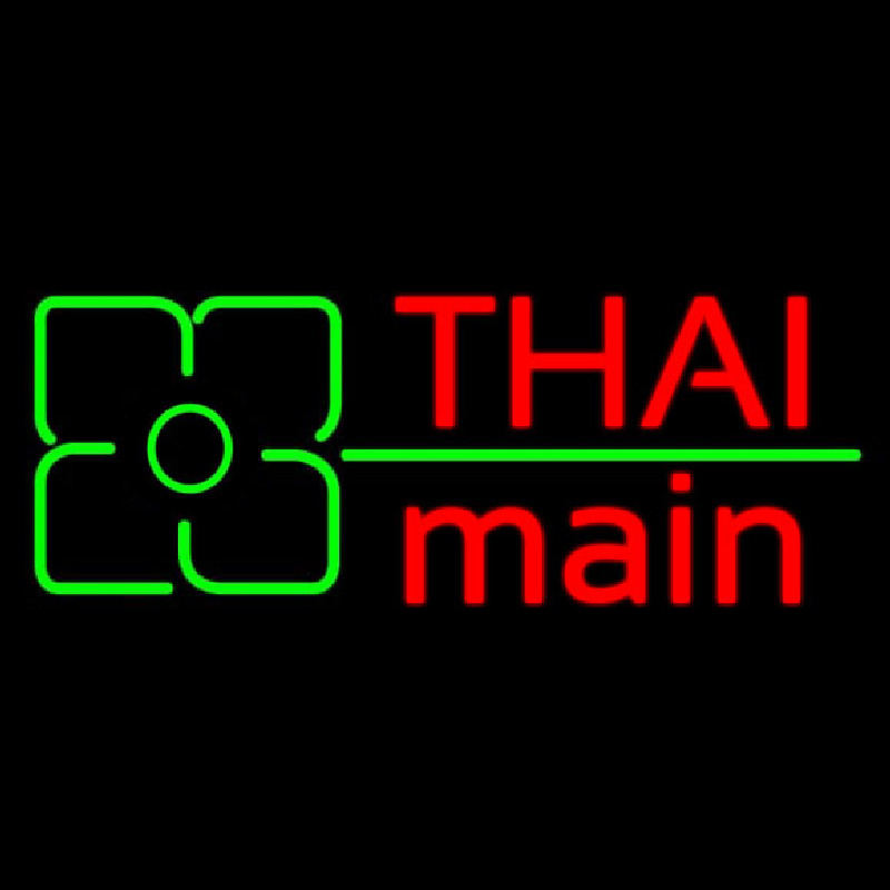Thai Main Neonskylt