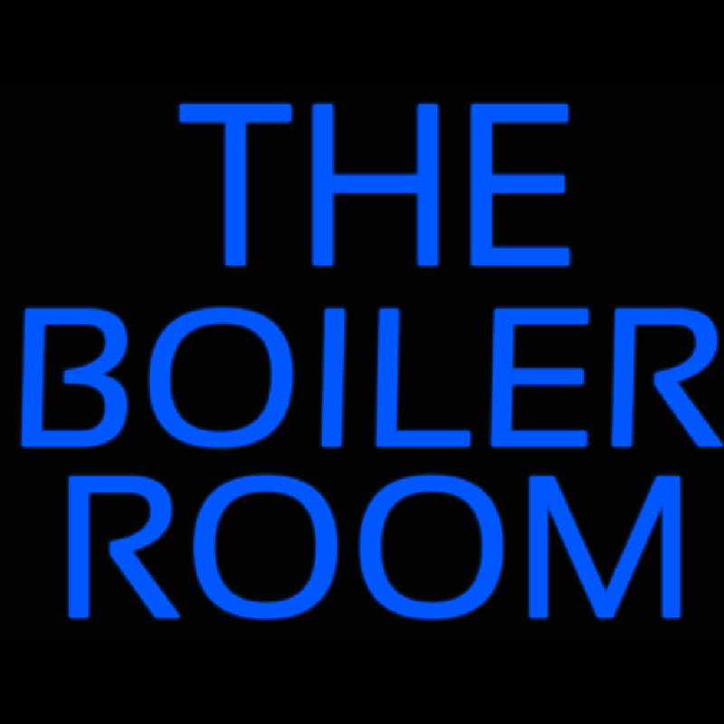 The Boiler Room Neonskylt