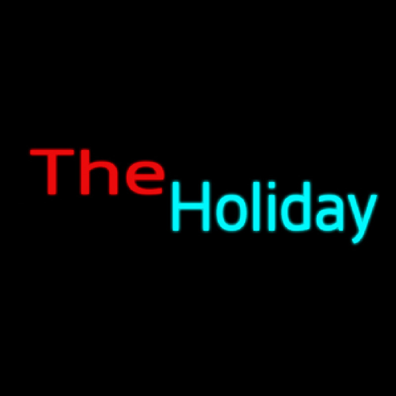 The Holiday Neonskylt