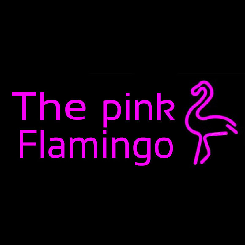 The Pink Flamingo Neonskylt