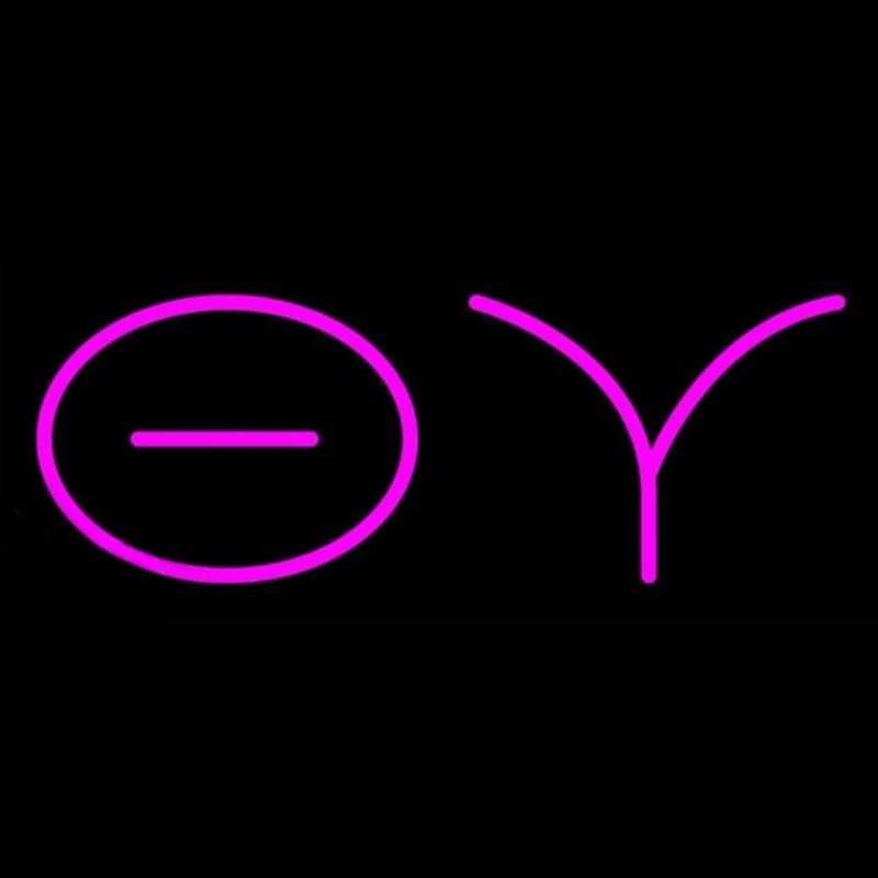 Theta Upsilon Neonskylt