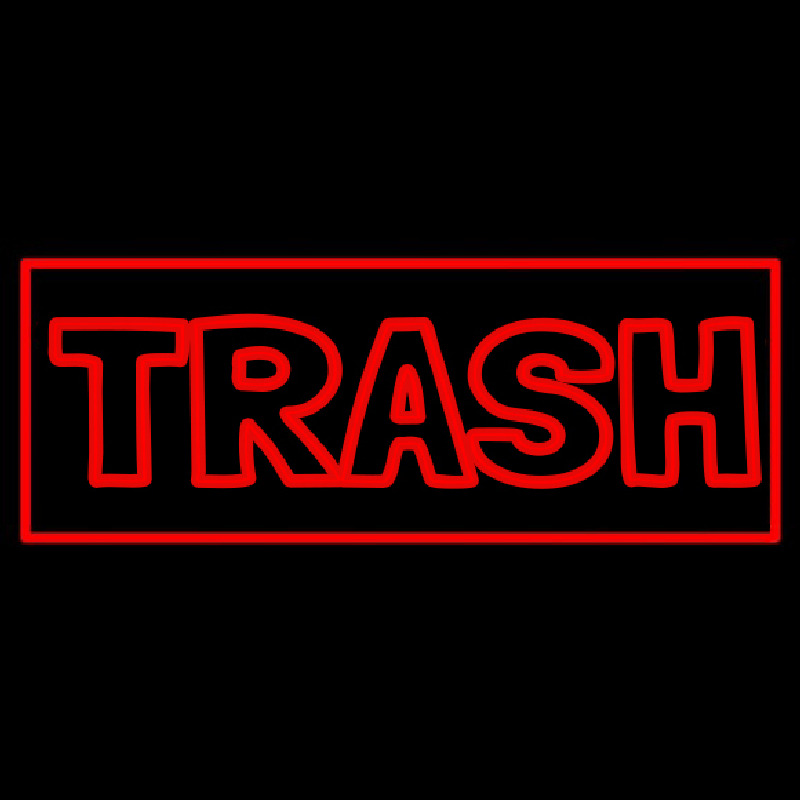 Trash Neonskylt