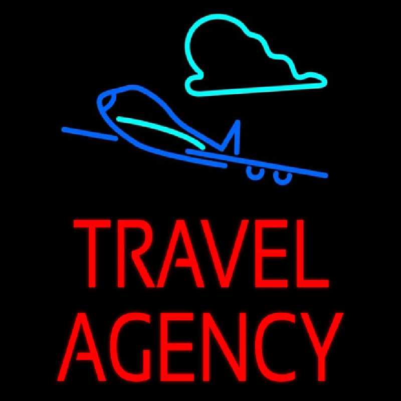 Travel Agency Fashion Neonskylt