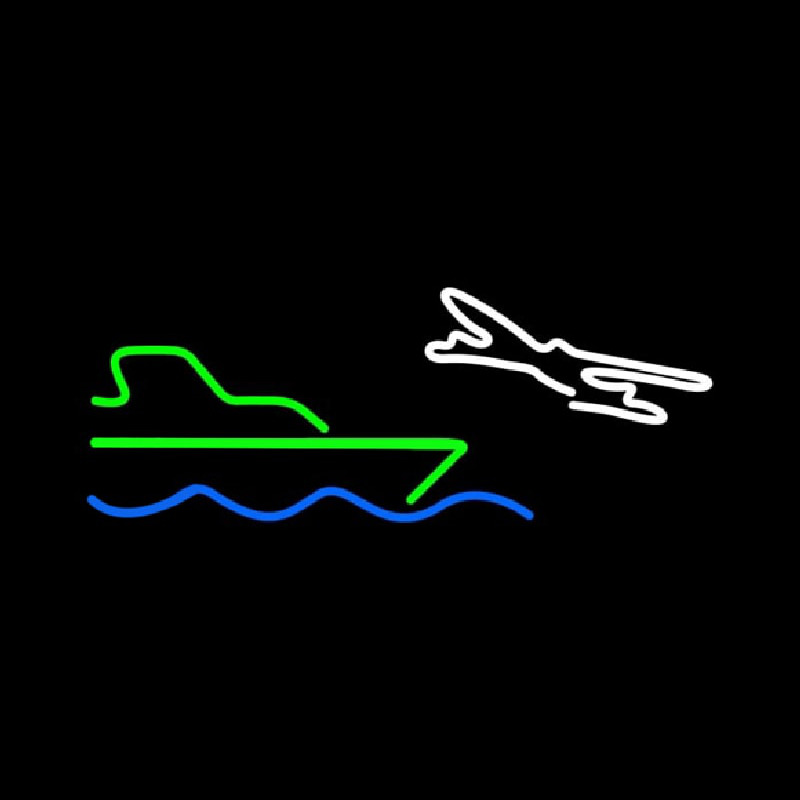 Travel Logo Neonskylt