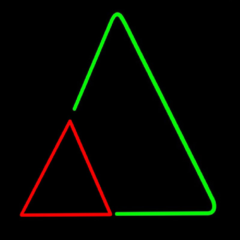Triangles Neonskylt