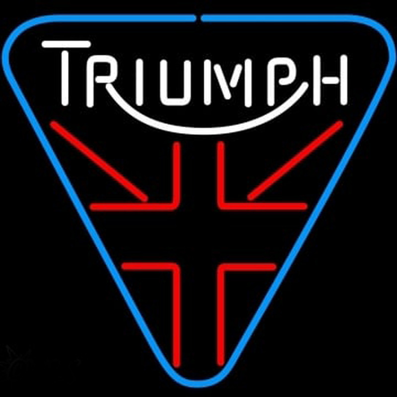 Triumph Motorcycle Thruxton Rocket Daytona Neonskylt