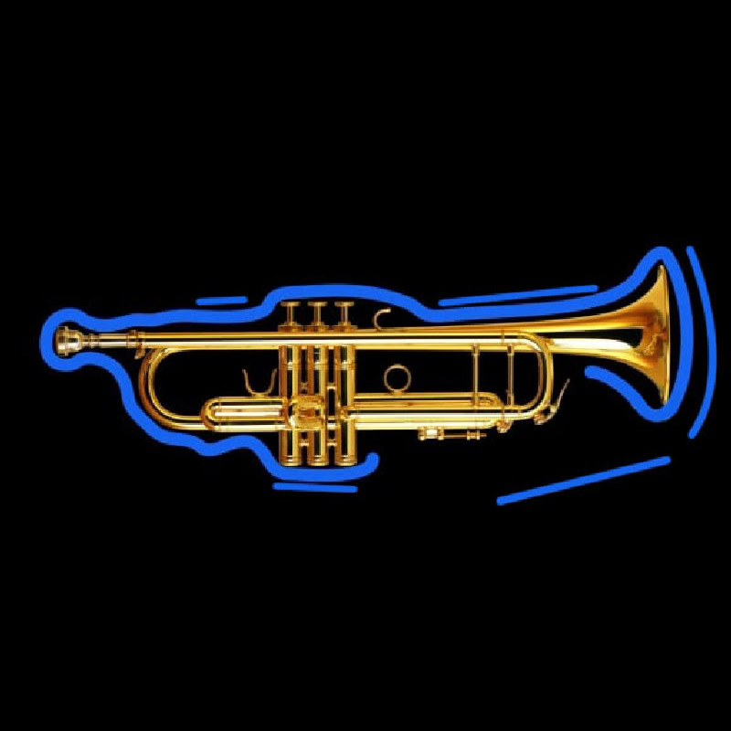 Trumpet Shaped Neonskylt