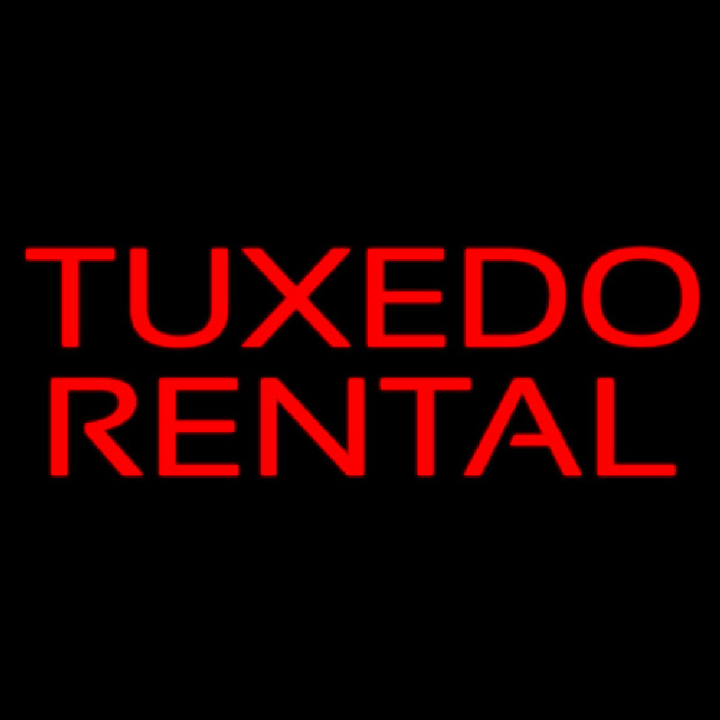 Tu edo Rental Neonskylt