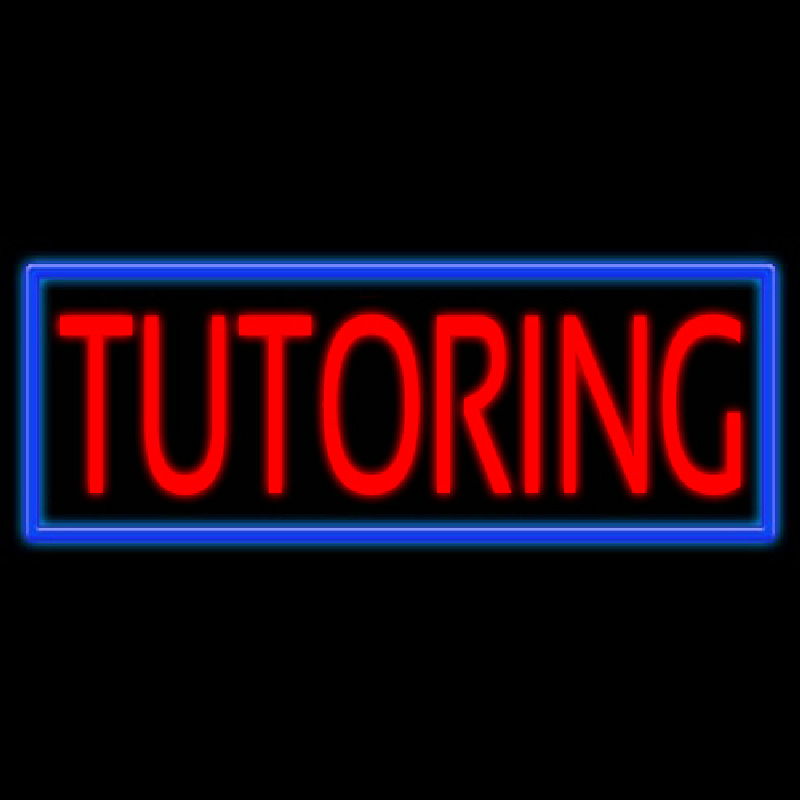 Tutoring Neonskylt