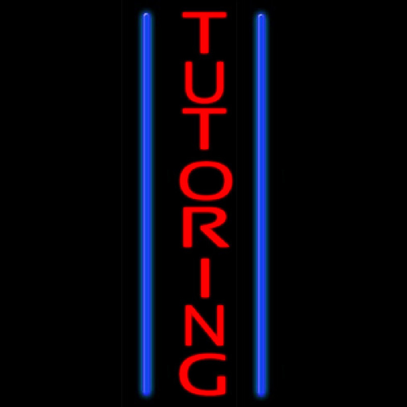 Tutoring Neonskylt