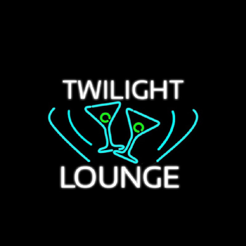 Twilight Lounge With Martini Neonskylt