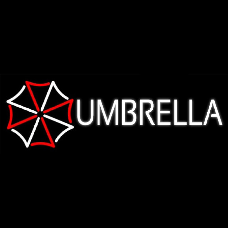 Umbrella Corporation Resident Nvil Neonskylt