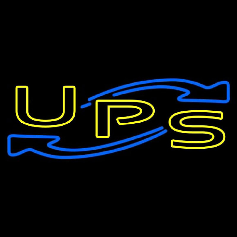 Ups Double Stroke Neonskylt