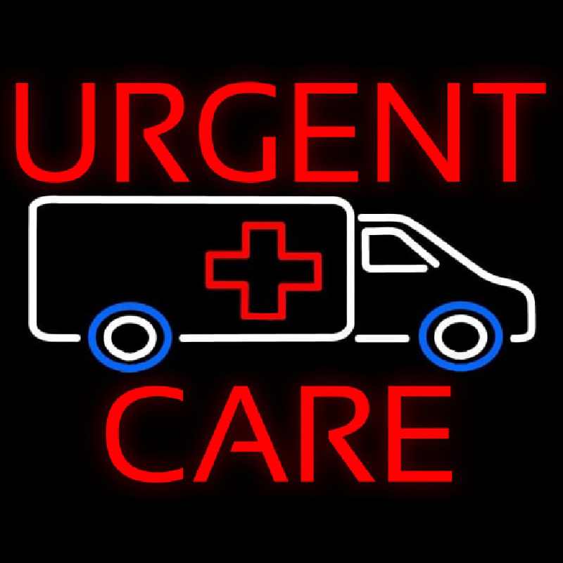 Urgent Care Hospital Van Neonskylt