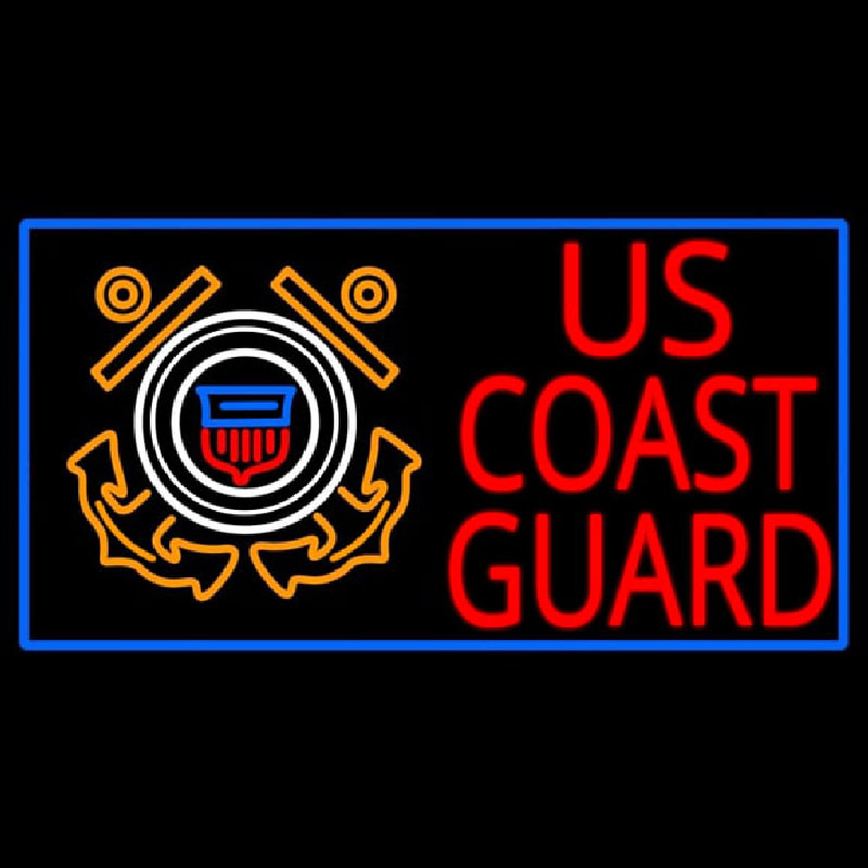 Us Coast Guard Logo Neonskylt