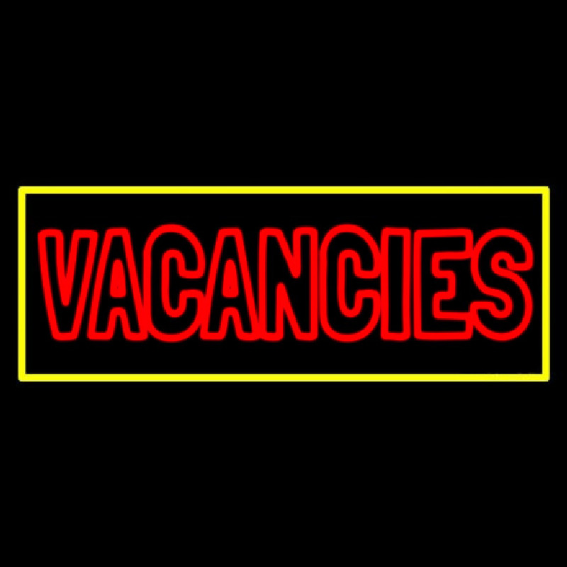Vacancies Neonskylt