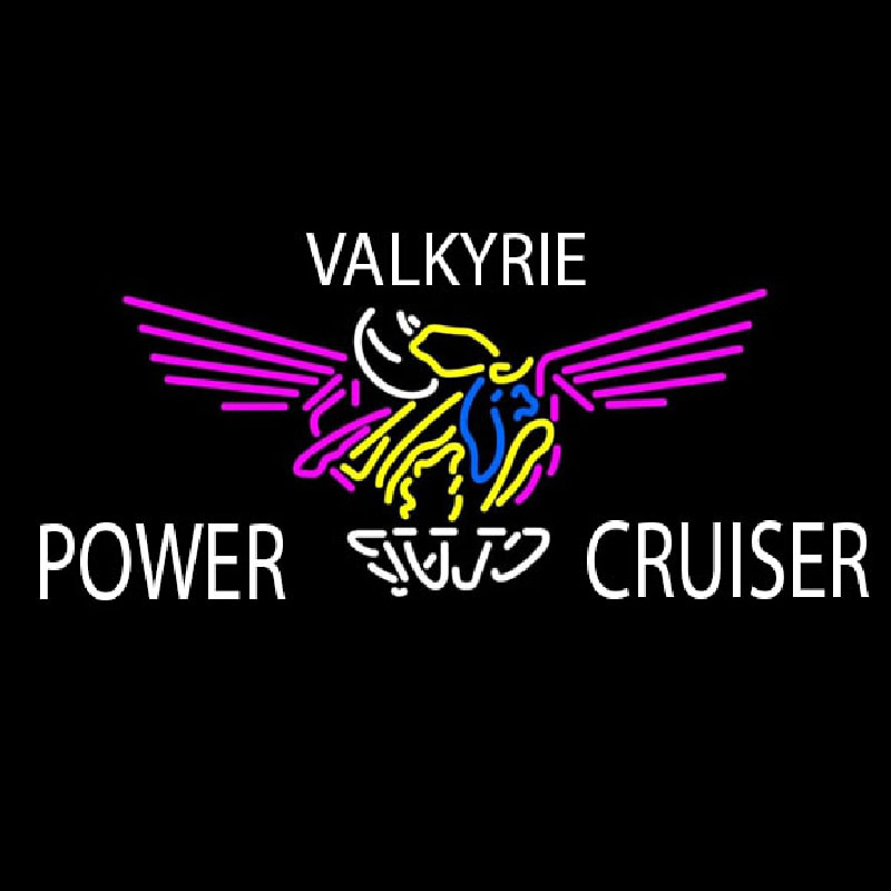 Valkyrie Power Cruiser Club Neonskylt