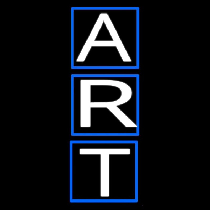 Vertical Art Neonskylt