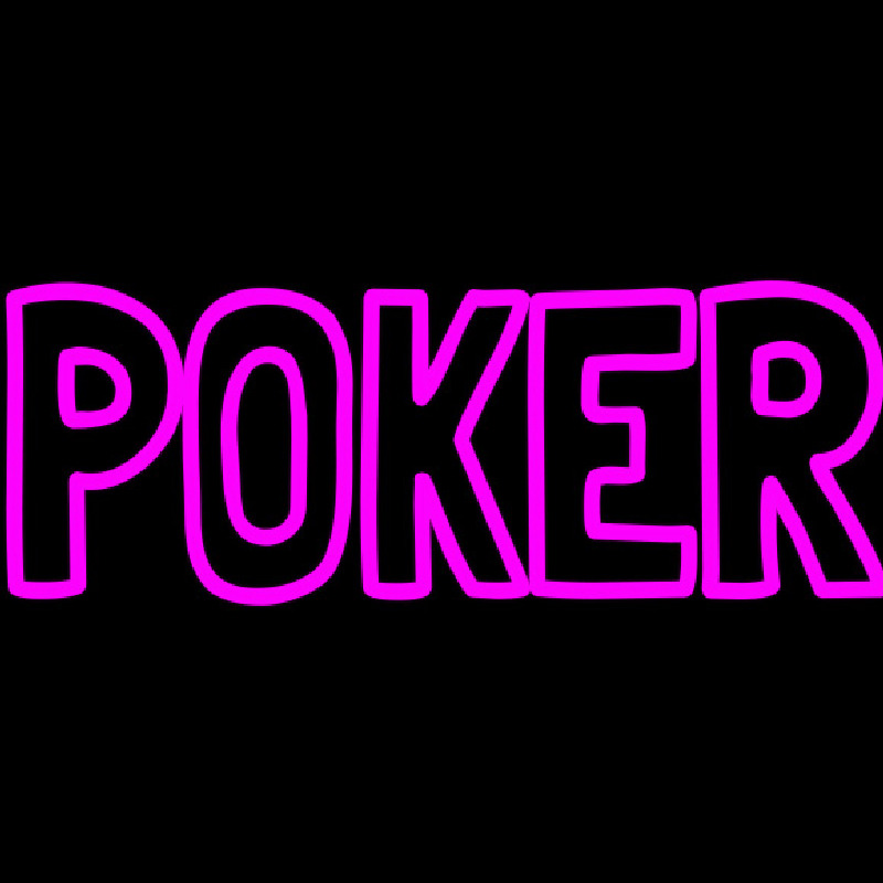 Vertical Poker 2 Neonskylt