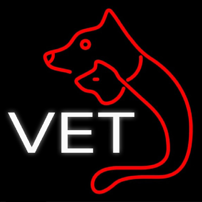 Vet Veterinary Neonskylt