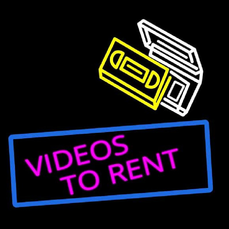 Videos To Rent Neonskylt