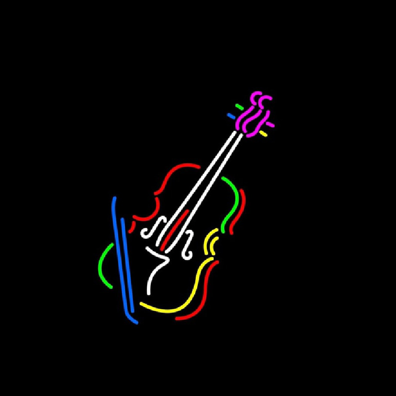 Violin With Logo Neonskylt