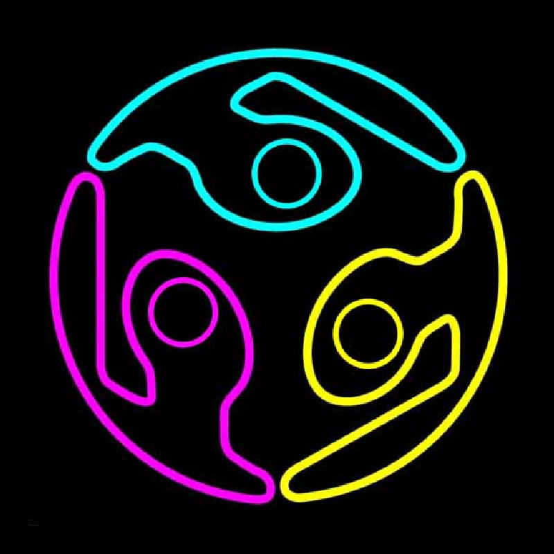 Volleyball Logo Neonskylt