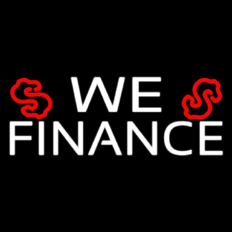 We Finance Dollar Logo 1 Neonskylt