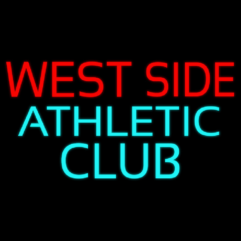 West Side Athletic Club Neonskylt